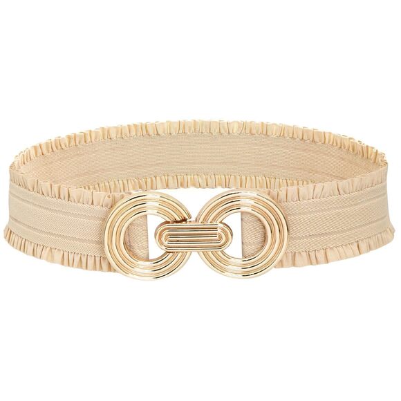 Accessories - Women Wide Elastic Belts Stretchy Hollow Out Round Waist Belt For 4428